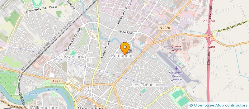 localisation de l'entreprise MONSIEUR THIERRY VERGNE  MONTAUBAN