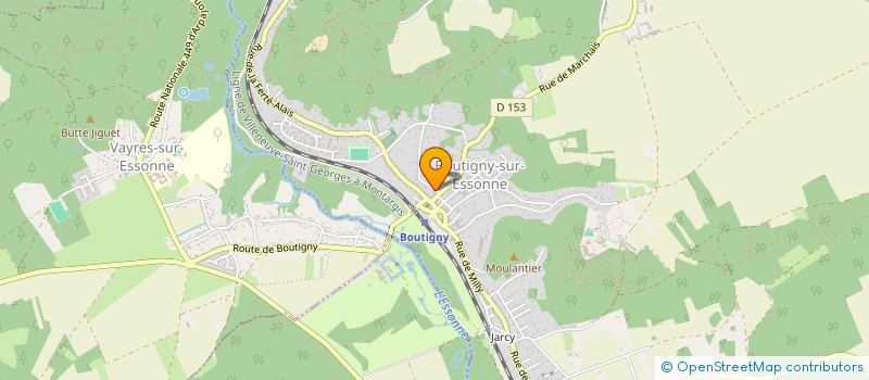 localisation de l'entreprise MONSIEUR THIERRY VERGNOL  BOUTIGNY-SUR-ESSONNE