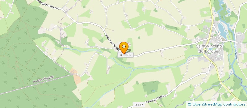 localisation de l'entreprise MONSIEUR THIERRY VERITE  SAINT-VINCENT-DU-LOROUER