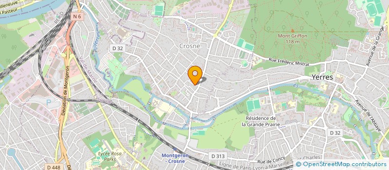 localisation de l'entreprise MONSIEUR THIERRY VERLYNDE  CROSNE