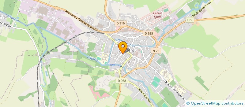 localisation de l'entreprise MONSIEUR THIERRY VERNE à DOULLENS