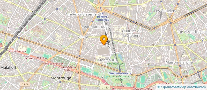 localisation de l'entreprise MONSIEUR THIERRY VERNHES-CHAZEAU  PARIS 14