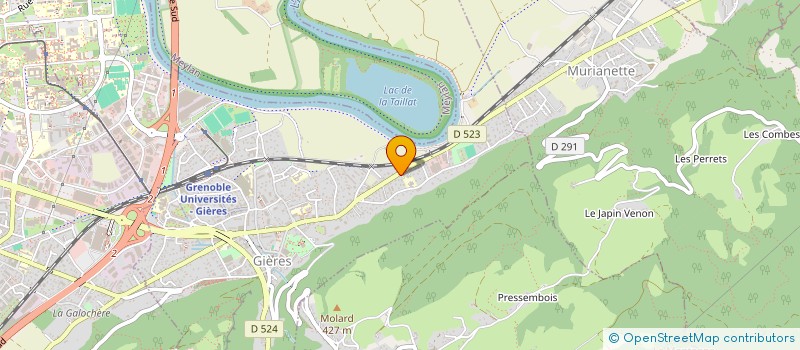 localisation de l'entreprise MONSIEUR THIERRY VERNICE  GIERES