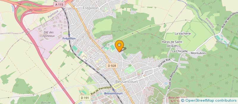 localisation de l'entreprise MONSIEUR THIERRY VERNISSE  HAUTELUCE