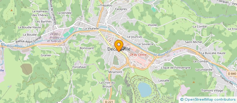 localisation de l'entreprise MONSIEUR THIERRY VERON à DECAZEVILLE