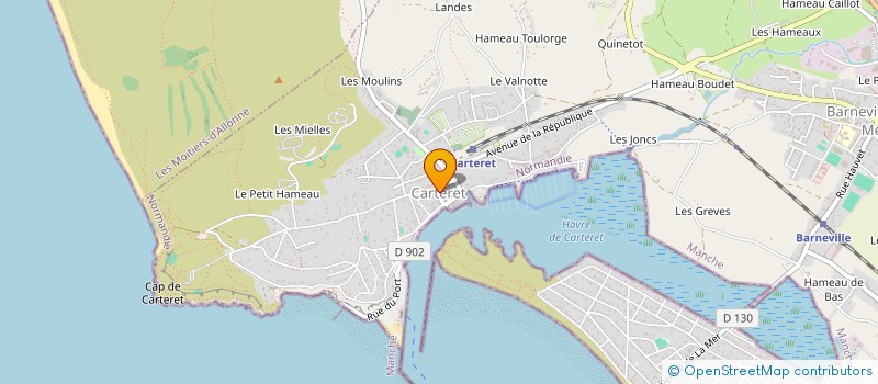 localisation de l'entreprise MONSIEUR THIERRY VERSCHOORE  BARNEVILLE-CARTERET