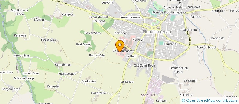 localisation de l'entreprise MONSIEUR THIERRY VEZIAT  PLOURIN