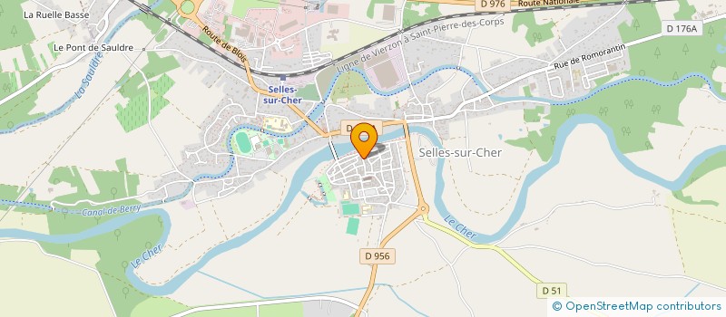 localisation de l'entreprise MONSIEUR THIERRY VIEILLE  SELLES-SUR-CHER