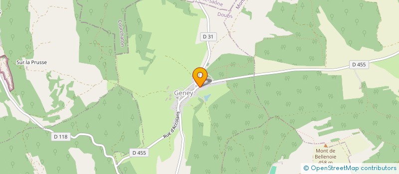 localisation de l'entreprise MONSIEUR THIERRY VIESTE  GENEY