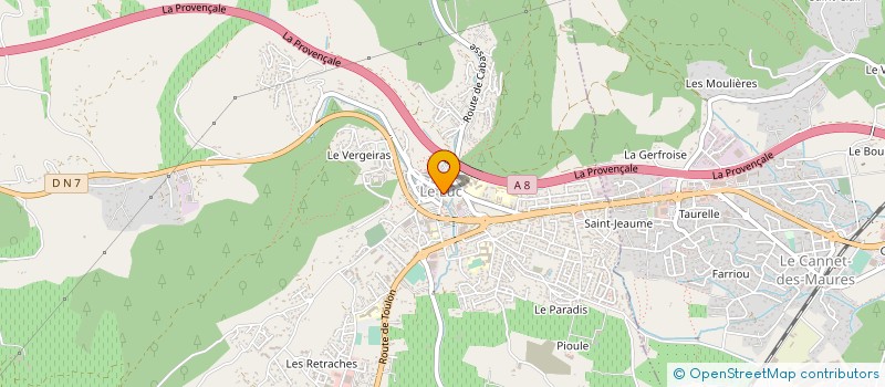 localisation de l'entreprise MONSIEUR THIERRY VIGON  LE LUC