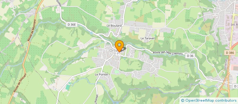 localisation de l'entreprise MONSIEUR THIERRY VILLABRUNA  ORLIENAS