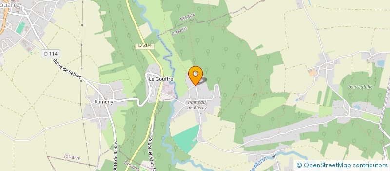 localisation de l'entreprise MONSIEUR THIERRY VILLEMALARD  SAINT-CYR-SUR-MORIN