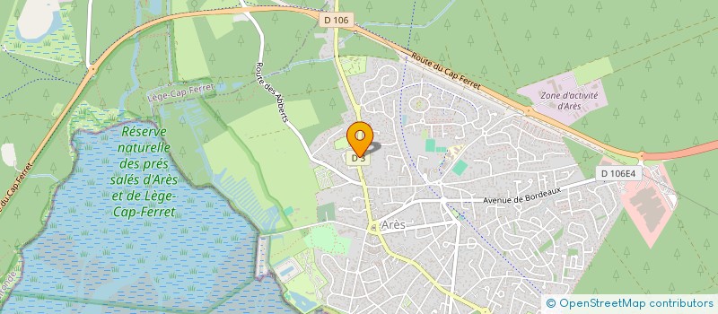 localisation de l'entreprise MONSIEUR THIERRY VILLENAVE  ARES