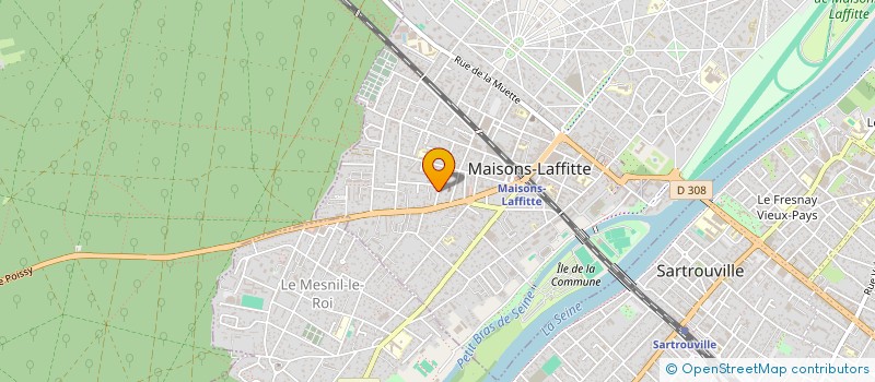 localisation de l'entreprise MONSIEUR THIERRY VILMIN  MAISONS-LAFFITTE