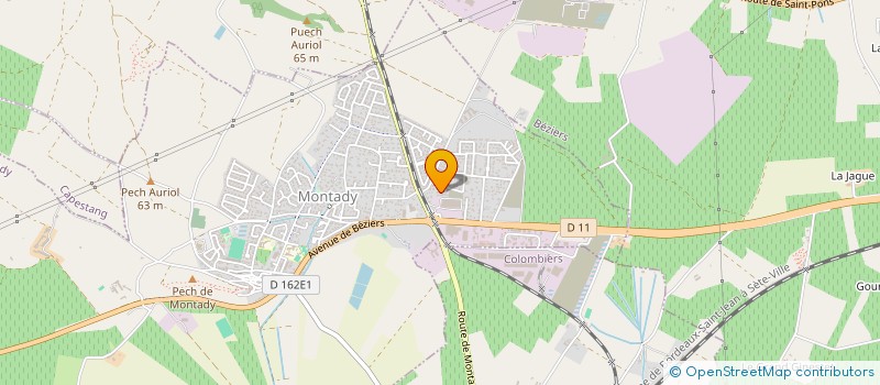 localisation de l'entreprise MONSIEUR THIERRY VINCENT  MONTADY