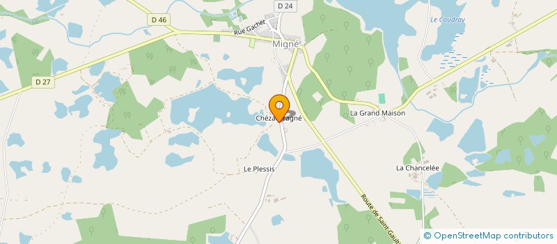 localisation de l'entreprise MONSIEUR THIERRY VINCENT DE VAUGELAS à MIGNE
