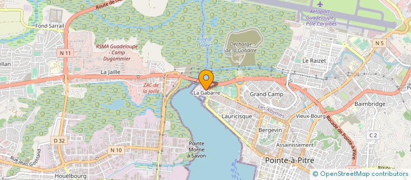 localisation de l'entreprise MONSIEUR THIERRY VINDEX à POINTE A PITRE