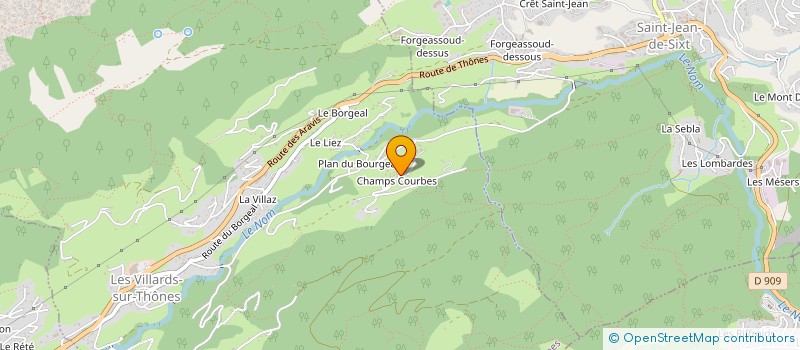 localisation de l'entreprise MONSIEUR THIERRY VINOY  LES VILLARDS-SUR-THONES