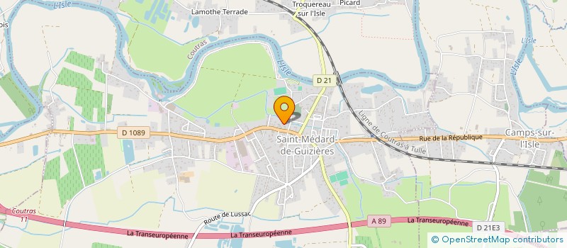 localisation de l'entreprise MONSIEUR THIERRY VOISIN  SAINT-MEDARD-DE-GUIZIERES