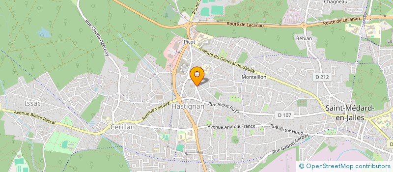 localisation de l'entreprise MONSIEUR THIERRY VOLAND  SAINT-MEDARD-EN-JALLES