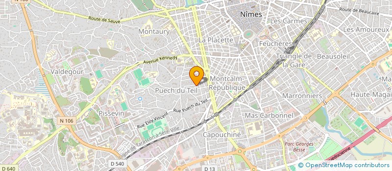 localisation de l'entreprise MONSIEUR THIERRY VORS  NIMES