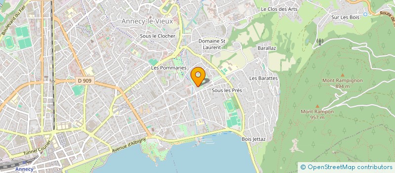 localisation de l'entreprise MONSIEUR THIERRY VOYER à ANNECY