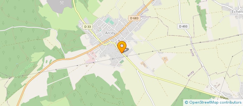 localisation de l'entreprise MONSIEUR THIERRY VUILLEMIN  ARCEY