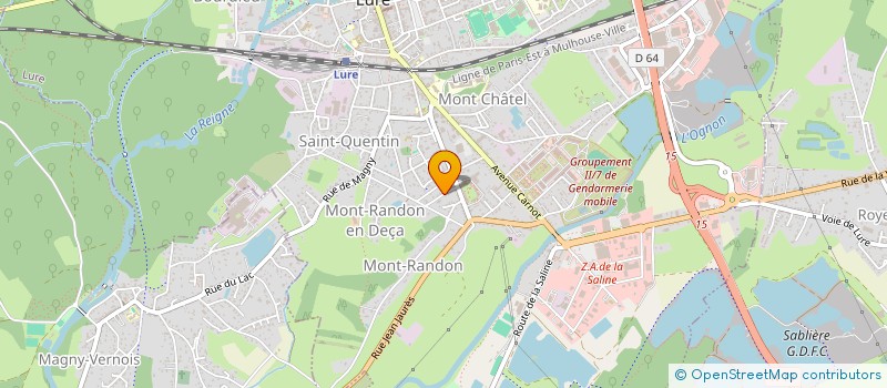 localisation de l'entreprise MONSIEUR THIERRY VUILLEMOT  VY-LES-LURE