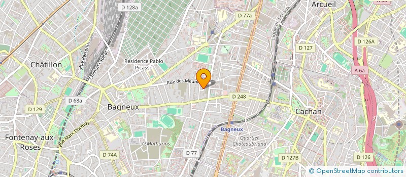 localisation de l'entreprise MONSIEUR THIERRY VUONG à BAGNEUX