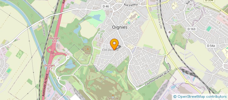 localisation de l'entreprise MONSIEUR THIERRY WAGNER  OIGNIES