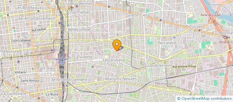 localisation de l'entreprise MONSIEUR THIERRY WANDJA  VILLEURBANNE