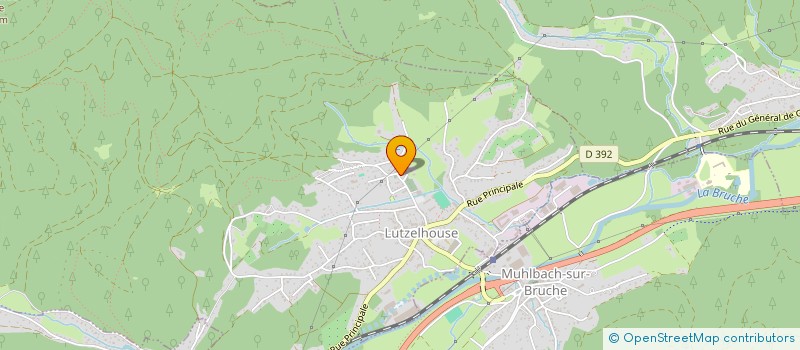 localisation de l'entreprise MONSIEUR THIERRY WATTEYNE  LUTZELHOUSE