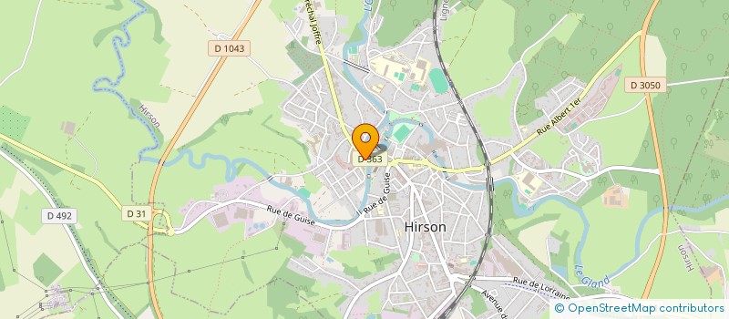 localisation de l'entreprise MONSIEUR THIERRY WAXIN à HIRSON