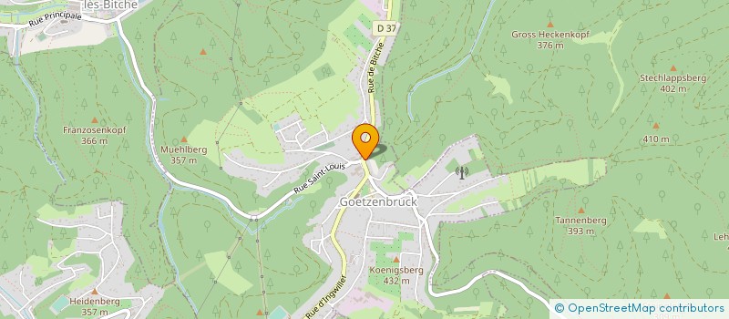 localisation de l'entreprise MONSIEUR THIERRY WEBER  GOETZENBRUCK