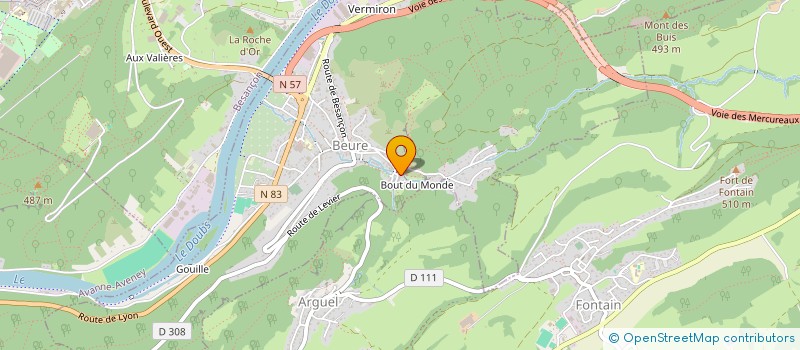 localisation de l'entreprise MONSIEUR THIERRY WETZEL  BEURE