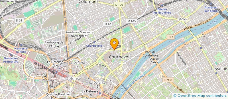 localisation de l'entreprise MONSIEUR THIERRY WILLIAMS à COURBEVOIE
