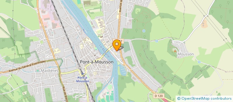 localisation de l'entreprise MONSIEUR THIERRY WINTERSTEIN  PONT-A-MOUSSON