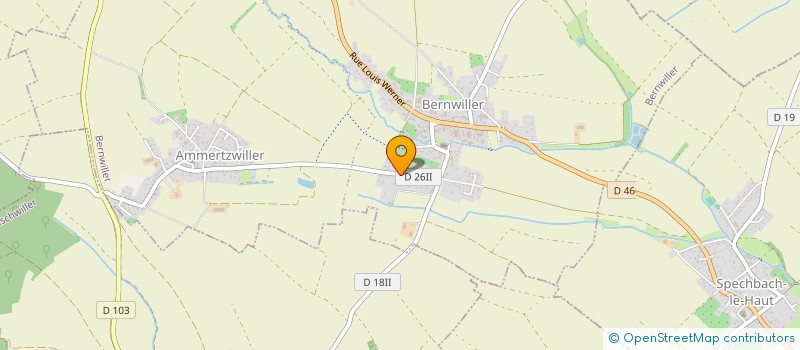 localisation de l'entreprise MONSIEUR THIERRY WIRTH  BERNWILLER