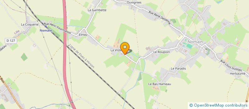 localisation de l'entreprise MONSIEUR THIERRY WYLLEMAN  NOMAIN