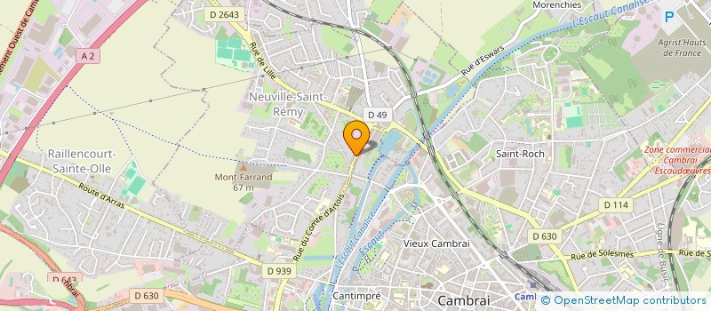 localisation de l'entreprise MONSIEUR THIERRY XAVIER  NEUVILLE-SAINT-REMY