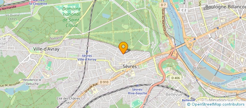 localisation de l'entreprise MONSIEUR THIERRY YVAREN à SEVRES