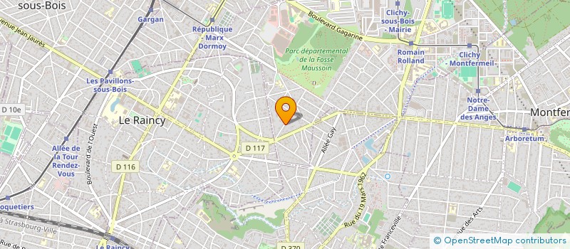 localisation de l'entreprise MONSIEUR THIERRY ZANEBONI à CLICHY-SOUS-BOIS