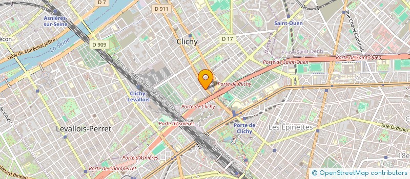 localisation de l'entreprise MONSIEUR THIERRY ZHANG à CLICHY