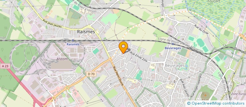 localisation de l'entreprise MONSIEUR THIERRY ZINNO à RAISMES