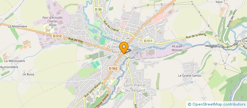 localisation de l'entreprise MONSIEUR THIERRY ZOA KOA  CONDE-EN-NORMANDIE