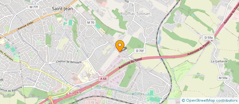 localisation de l'entreprise MONSIEUR THIERRY ZORITCH  ROUFFIAC-TOLOSAN