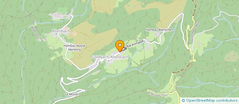 localisation de l'entreprise MONSIEUR THIERRY ZUSSY  GOLDBACH-ALTENBACH