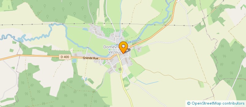 localisation de l'entreprise MONSIEUR THIERY GERARD  DOMEVRE-SUR-VEZOUZE