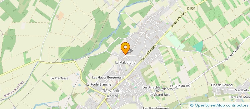 localisation de l'entreprise MONSIEUR THIERY JAVOY à CLERY-SAINT-ANDRE