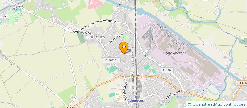 localisation de l'entreprise MONSIEUR THIERY MASSEMIN  ISBERGUES